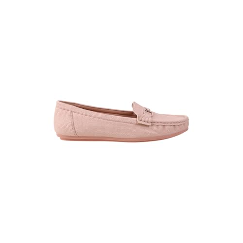 Image of Mochi Women Synthetic Leather Flat Slip-on Loafer /Formal Shoes