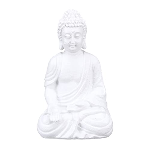Relaxdays Buddha Figur, Polyresin, wetterfest & frostsicher, Gartendeko,...