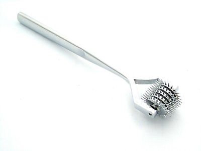 Fun Choice (FC) Stainless Steel Wartenberg Wheel Neuro Pinwheel Silver (5 Head)