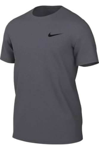Nike Men's Team Legend Short Sleeve Tee Shirt, Dri-Fit (US, Alpha, Medium, Regular, Regular, Grey)