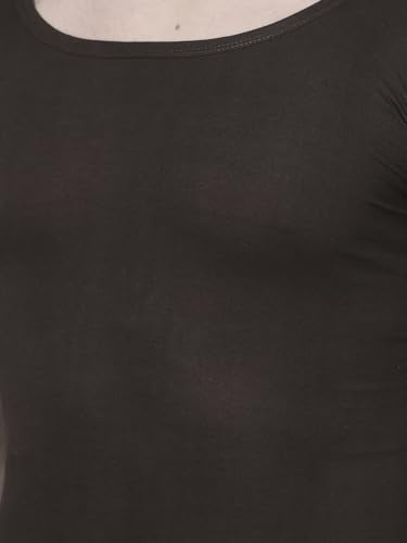 Image of Dollar Lehar Men Combed Cotton Round Neck with Sleeve Vest -Colour May Vary