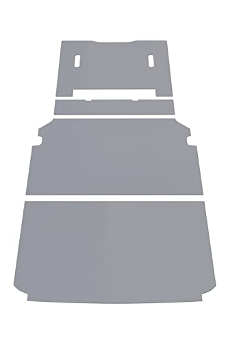 プロダックス 【 200系 ハイエース DX 標準幅 ジャストロー リアヒーター無し車両 対応 フロアパネル L 】 荷台 床張りキット フロアマット 床板 パーツ内装 ラゲッジマット カスタム 車中泊 グッズ (ステップ形状カット希望×リアシートベルトあ