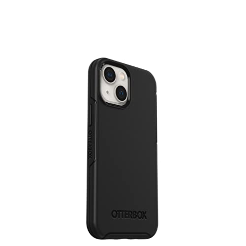 OtterBox iPhone 13 Symmetry Series+ Case - Black, Ultra-Sleek, Snaps to MagSafe, Raised Edges Protect Camera & Screen by OtterBox - Image 3