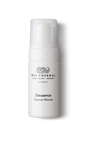 Boí Thermal Silessence Cleanser Mousse. Limpiador Facial Natural. Limpia Y Desmaquilla La Piel Del Rostro Con Eficacia. Cosmética Natural Y Vegana. Apto Para Pieles Sensibles. Hipoalergénico. 100 ml.