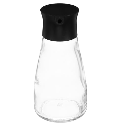 Healvian Aceitera y Vinagrera de Vidrio Dosificador para Salsa de Soja y Aceite, Recipiente para Condimentos en Cocina y Hogar