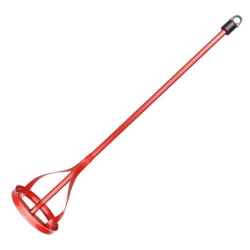 LOORGVEL Varilla Mezcladora para Taladro Eléctrico Cabezal Mezclador Hexagonal de Acero para Mezcla de Cemento Pintura y Yeso Accesorio Largo de 1 Pieza para Construcción y Bricolaje