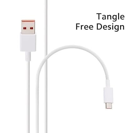 Image of THE BATTERY STORE 33W Type-C Usb Cable For Xiaomi Mi 10,Mi 10T Pro,Mi 10T,Redmi Note 9 Pro Max,K20,Note 9 Pro,Note 9 Pro Max,Note 8 Pro,Note 8 Pro,Note 9 (1 Meter)(Vip-47)