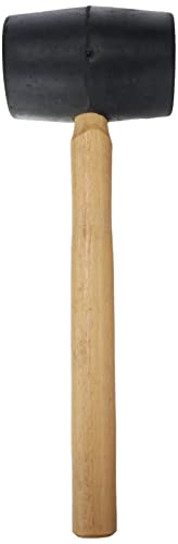 Laser 0434 - Martillo de goma (tamaño grande, 1 kg)