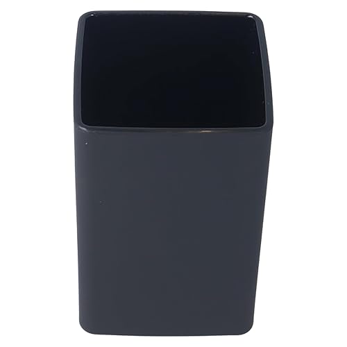 PARSA Beauty Premium Zahnputzbecher schwarz - rutschfestes Design für Zahnbürsten und Zahnpasta - langlebig & hygienisch, perfekt für Badezimmer