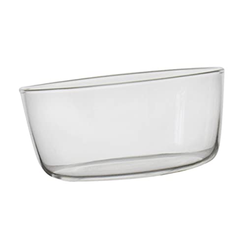 Zerodeko 1pezzi Ciotola Da Forno Trasparente Per Dessert Pudding e Insalate e Facile Da Pulire Per Cucina Domestica e Professionale