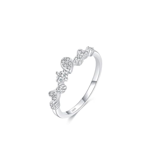 Alliance argent 925 femme forme ronde zircone cubique contre les bijoux ternes