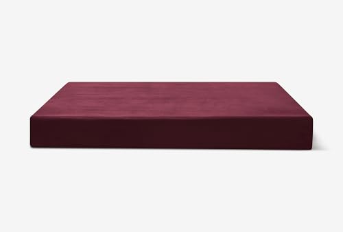 Image of Barker Beds Giant Orthopedic Dog Bed - 7 inch Memory Foam Mattress - 100-300 lbs - Joint Pain & Arthritis Support - Vet Recommended, Washable Cover - Made in USA - 60 inchx48 inchx7 inch - Burgundy