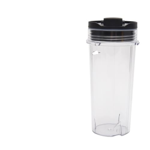 Repuesto 2 vasos 16 OZ con tapas para licuadora miniatura 5