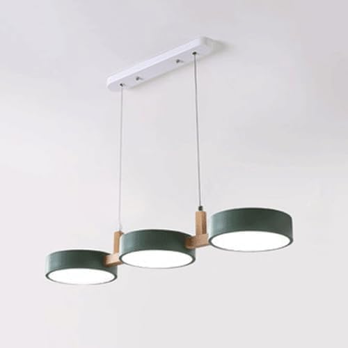 Plafonnier cuisine sans zone d'ombre grâce au lustre de plafond feuilles nordiques 3 têtes