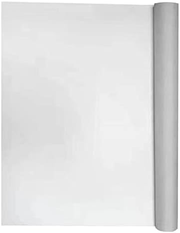 Miniatura 2 de Lienzo de algodón blanco para artes de 17.7 x 158 pulgadas, lienzo de algodón imprimado, rollo de lienzo blanco para óleo y pintura acrílica,