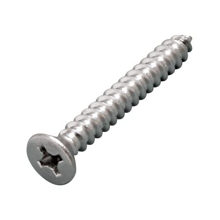 Stainless Wood Screw Phil Flat, 5/16