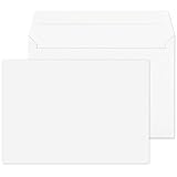 50 C6 White Self-Adhesive A6 Peel and Seal Mailing Envelopes - Office, Home, E-Commerce and Admin Usage, 11.4cm x 16.2cm (50 Envelopes)