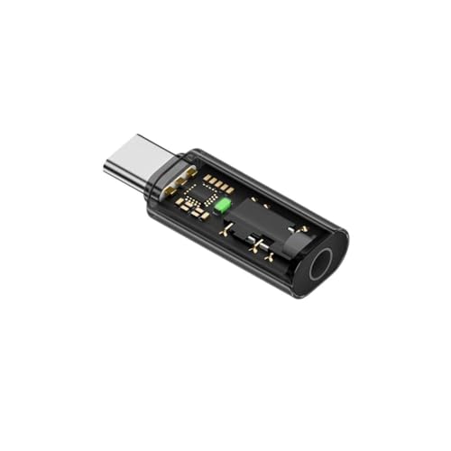 Adaptador de auriculares tipo C a 3,5 mm adecuado para teléfonos móviles, audio de alta definición, adaptador de auriculares M5M6, accesorios de decodificación