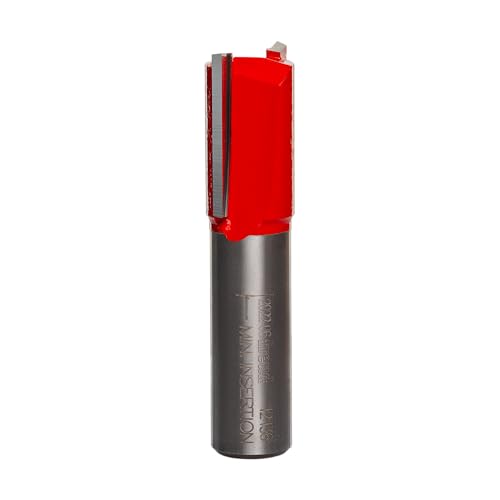Image of Freud 12-136: 5 /8 inch (Dia.) Double Flute Straight Bit with 1 /2 inch Shank, 1 inch Carbide Height