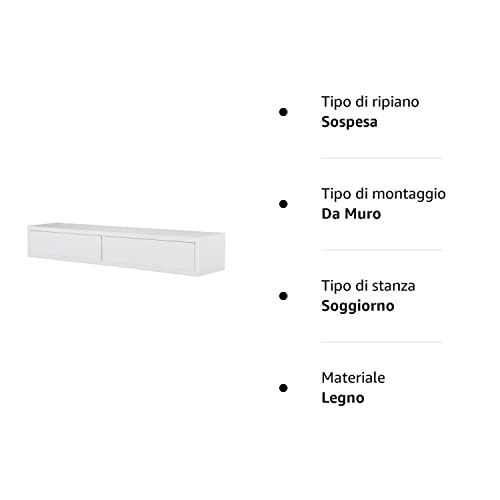MODULARREDO | DOMINO Mensola da Muro con Cassetto