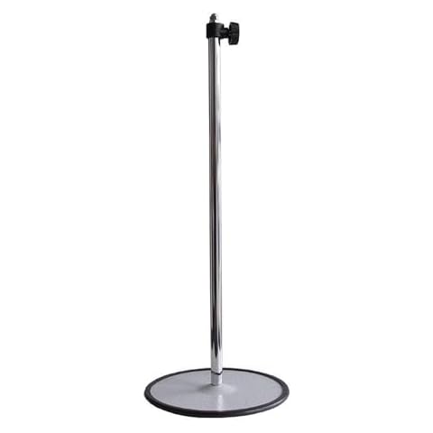DisplayTown Adjustable Metal Stand from 19" to 36" Height with Metal Pole for Open Back Mannequin with Holes Table Display Cover