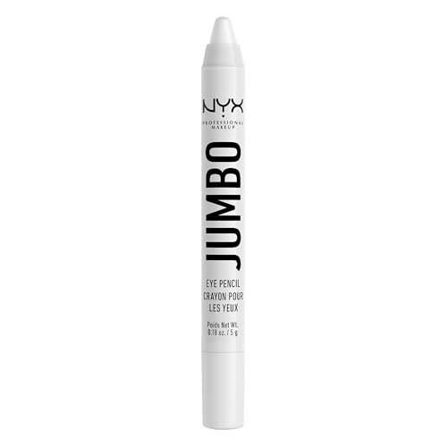 Image of NYX Professional Makeup Eye Pencil, Jumbo Eye Pencil, Blendable and Buildable, Easy and Quick Application, Super Pigmented, Ultra-Creamy, Shade Milk, 5g