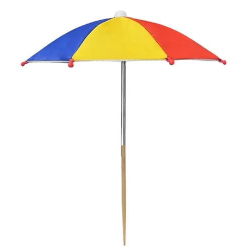 Generico Paraguas para plantas, cubierta con protección contra rayos UV, paraguas blindados UV – para jardín, patio, terraza, balcón, zona exterior, camping, zonas de pícnic, playa, De colores,