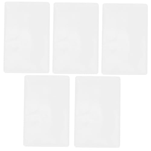 Veemoon Card Protector Sleeves 5pcs Id Holder Credit Card Holder PVC Material Waterproof