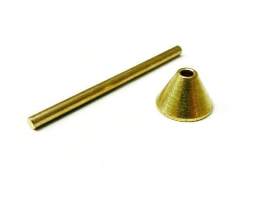 Jts 1310-122 X3 Brass Sprue Former Cone & Rod Mndrel For Jewelry Mold Making & Wax Injection 3Pc thumb #2
