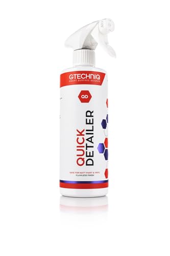 Gtechniq - Quick Detailer - Adds Gloss, Slickness, and Durability to Your Car Paintwork; Easy Spray-On Wipe Off Formula; Works with All Products; Trim and Glass Safe (500 milliliters)