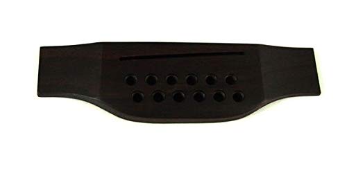 ALLPARTS (I[p[c) ARMpubW GB-0851-0RF 12-String Rosewood Acoustic Bridge