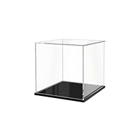 JUJOMAT Acryl Vitrine Schaukasten Transparente Vitrine Acryl für Action-Figuren Spielzeug Sammlerstücke 10*10*10cm