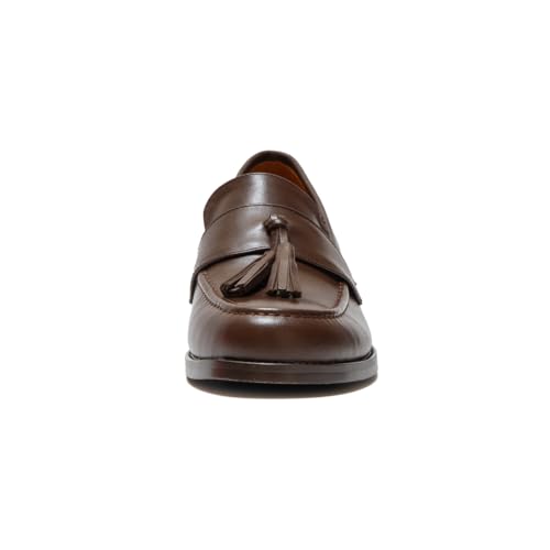 Image of ONEENO Women's Casual Flat Leather Tassel Loafer