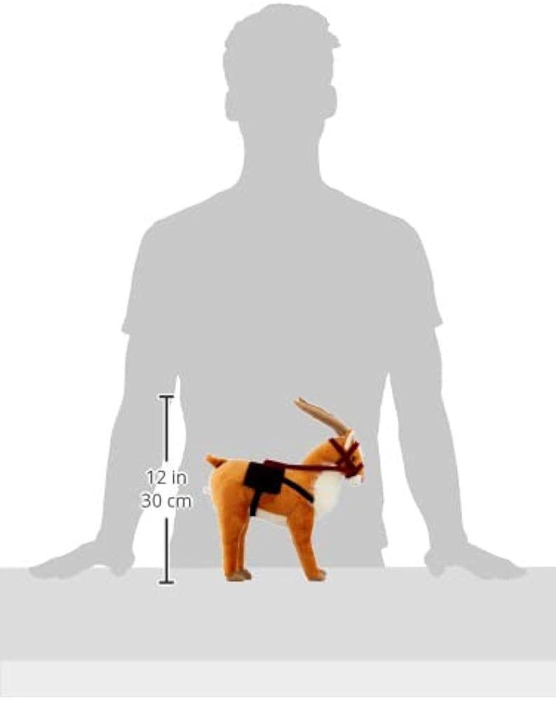 Amazon.co.jp: サン・アロー もののけ姫 ヤックル立ち ぬいぐるみ K