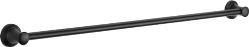 Delta Faucet 41742-BL Transitional Concealed Screw ADA-Compliant Decorative Grab Bar, 42 inch, Flat Black