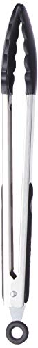 Pegador Inox Com Ponta Em Silicone 30cm Weck Preto