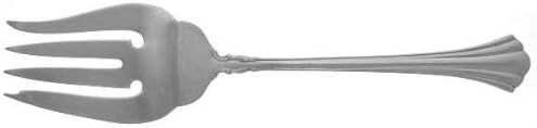 Reed & Barton Eighteenth Century (Sterling,1971,New) Medium Solid Cold Meat Serving Fork