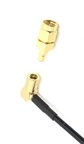 Dolphin Automotive Male SMB to Female SMA DAB Radio Aerial Antenna Adapter Car Home Stereo Connector