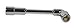 Socket Wrench, 5/16 In, 9 27/32 In L