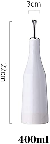 WDCDYQDH Keramik-Olivenöl-Spenderflaschen-Set 400 ml, Sojasauce, Essig, flüssige Menage, Gewürz zum Kochen, Edelstahl, Dose 8 WDCDYQDH Keramik-Olivenöl-Spenderflaschen-Set 400 ml, Sojasauce, Essig, flüssige Menage, Gewürz zum Kochen, Edelstahl, Dose