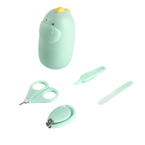 VANZACK Baby Nail Clipper Set Toddler Grooming Kit Nail Clippers Scissors Tweezers Safe and Easy to Use Random Color