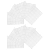 ABOOFAN 10 Blatt Weißer Versand Kühlakku mit Selbstabsorbierendem Design 24 Fächer pro Blatt Wiederverwendbar für Lebensmittel und Outdoor Aktivitäten Vielseitig Kalt und Warm Einsetzbar