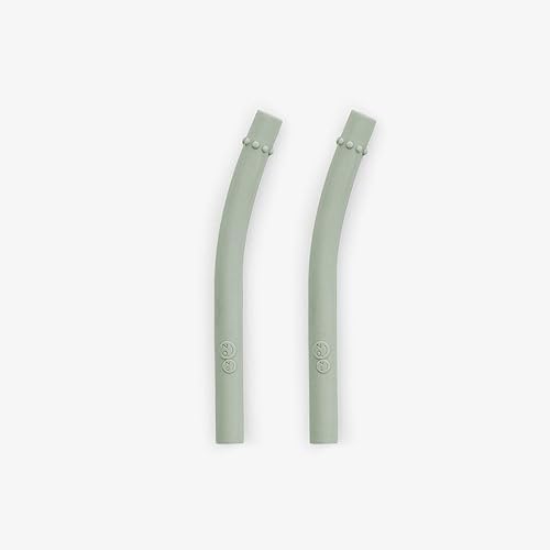 ezpz Mini Cup Replacement Straw - Set of 2 (Sage)