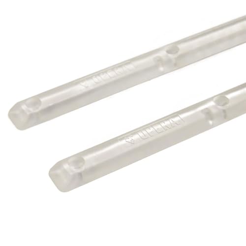Opera Skateboard Rails with Mounting Screws - Clear - Pack of 2-14.5\" 5 Hole Design - Thumbnail 3