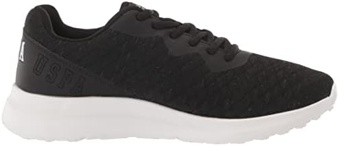 U.S. Polo Assn. mens Athletic Shoes Active Casual Lace Top Walking Comfortable Fashion Sneakers, White/Black, 9 US | Image 5