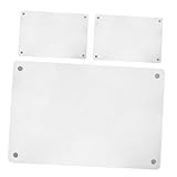 Claridad acrílica: el marco de fotos transparente hecho de acrílico mantiene las imágenes nítidas y vibrantes; adecuado para conservar y resaltar fotos profesionales o familiares en su refrigerador, imanes transparentes para refrigerador, marco de fotos magnético