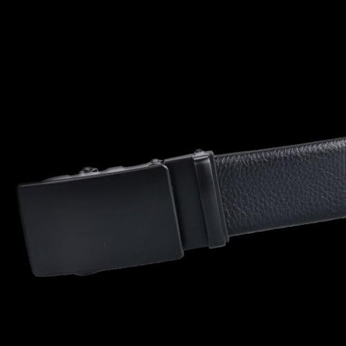 PU Belt Men Pants Bands Adjustable Casual Luxury Ratchet Belts(B)4