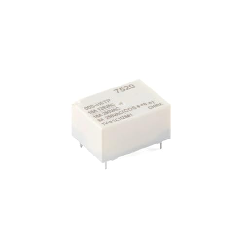 Evite fallos de voltaje con el Relé HF7520 005-HTP de 5V y 4 pines para placas electrónicas