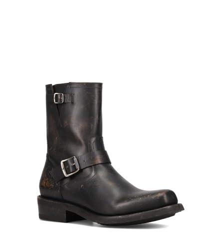 Frye Conway Engineer Men's Leather Boots - Durable, Rugged Style, Classic Buckle Design, Versatile Footwear for Every Occasion4