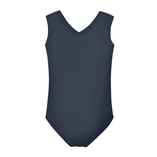 Image of Xpyiqun Swimsuits for Girls 3-14 V Neck Sleeveless Bathing Suit Summer Sport One Piece Swimwear Beach Swimming